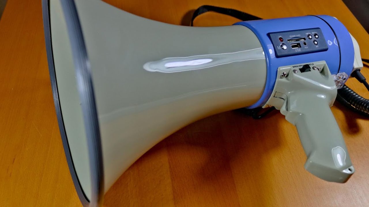 Das Megaphon MP-800HRS USB/SD von McGrey