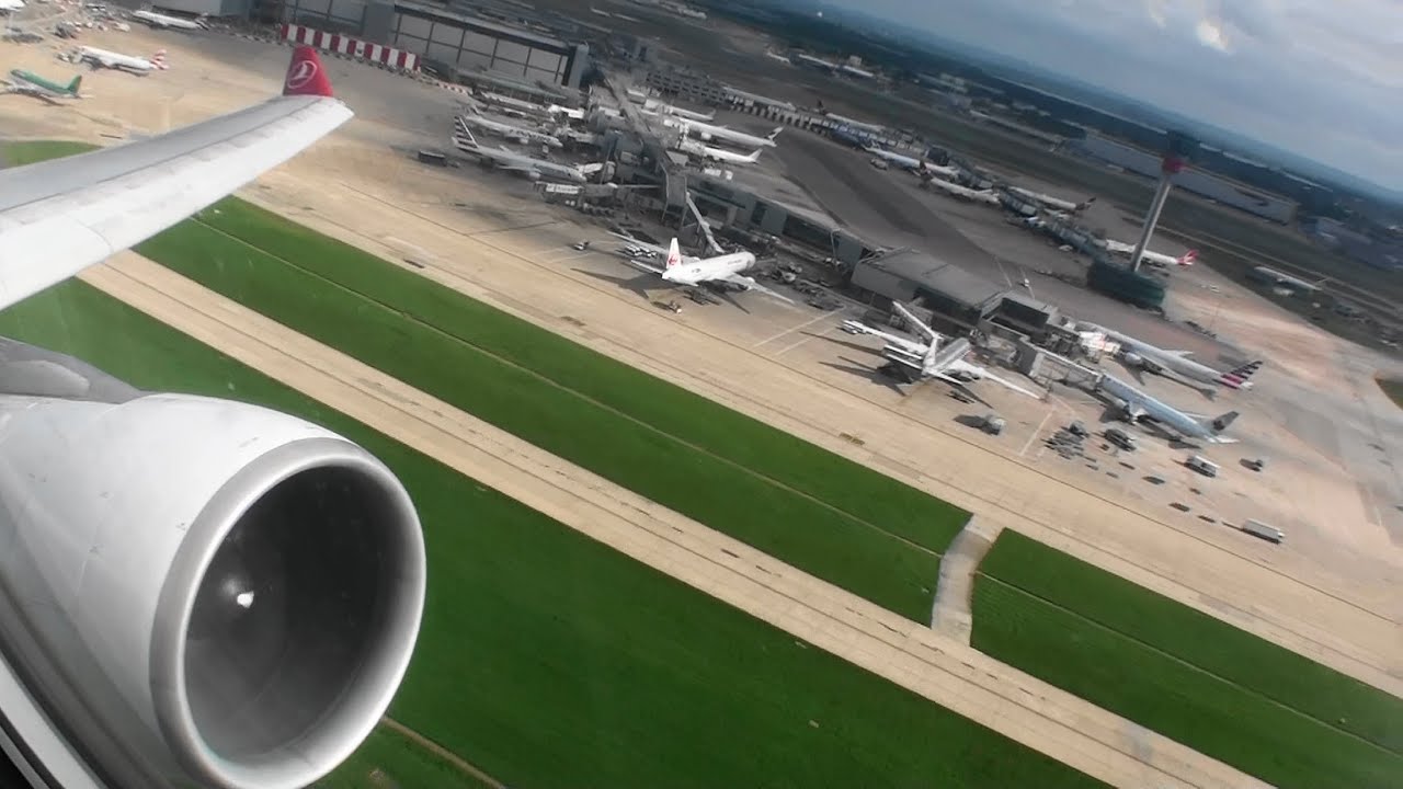Incredible Turkish Airlines HD A330-200 Takeoff From London Heathrow!!!