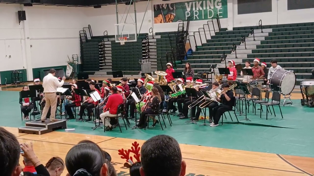 Pace ECHS Honor Band playing Sleigh Ride