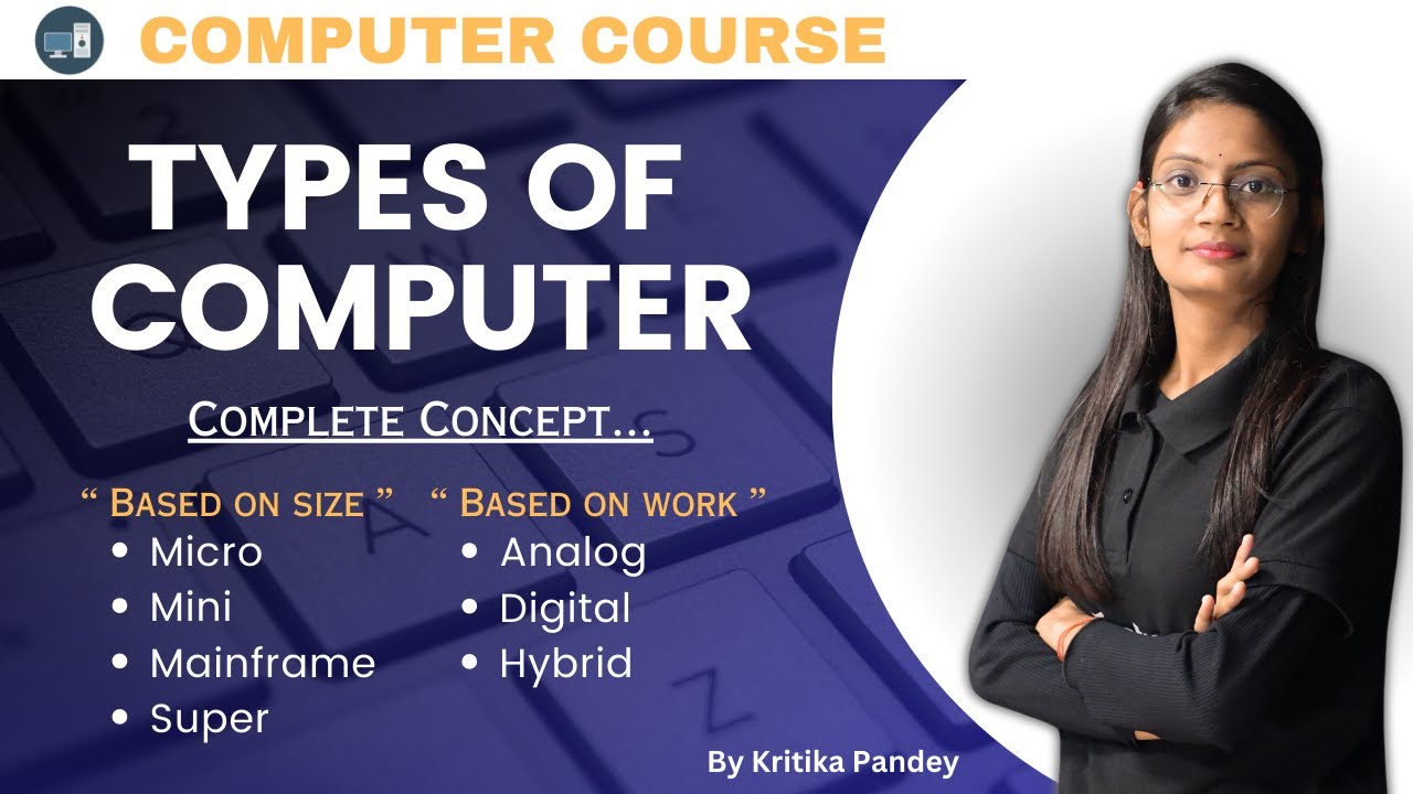 Types of Computers l Based on Size/ Based on Work/ Analog/ Digital/ Hybrid l Computer Tech Academy