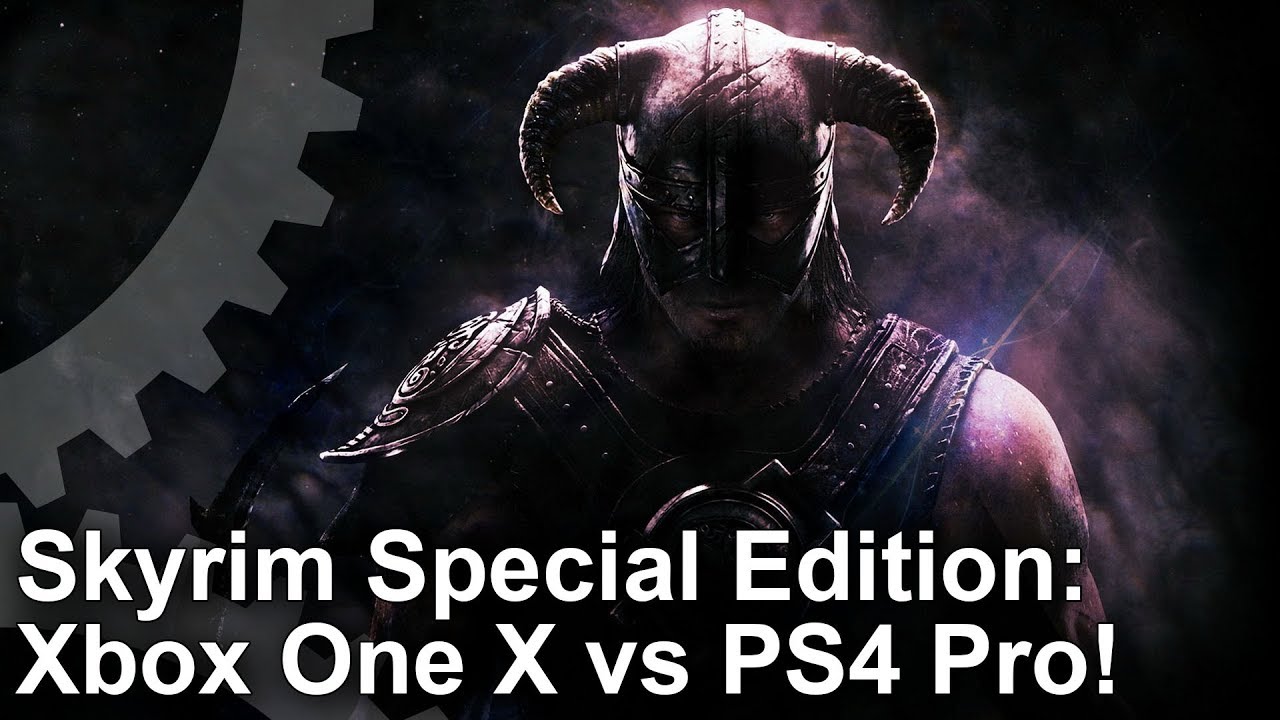 [4K] Skyrim Special Edition: Xbox One X vs PS4 Pro - How Big Is The Upgrade?