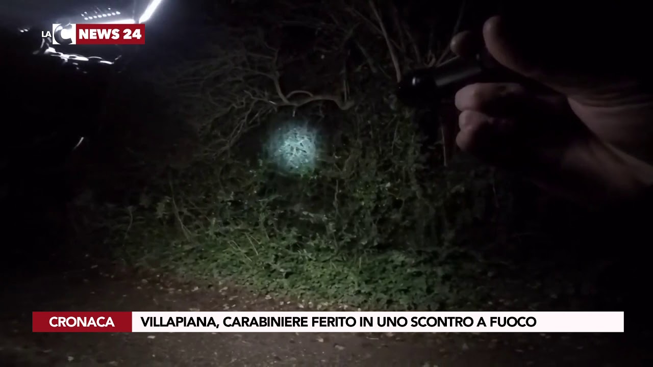 VILLAPIANA, CARABINIERE FERITO IN UNO SCONTRO A FUOCO