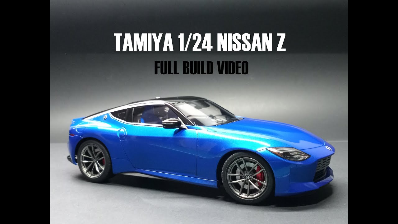 Tamiya Nissan Z (RZ34) 1/24 full build video
