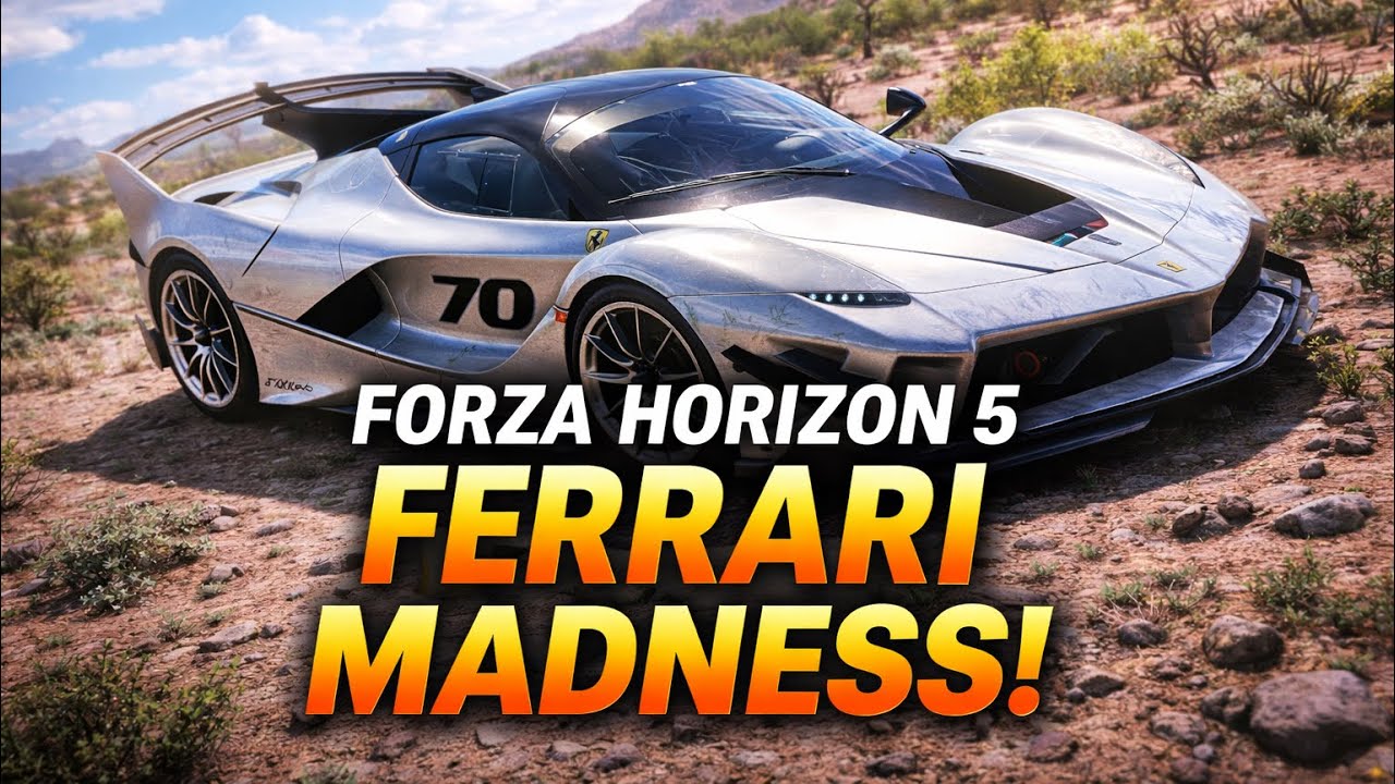 Forza Horizon 5 | Driving a Ferrari Beast in the Desert