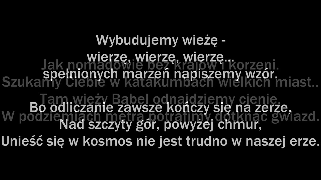 Wieża Babel - KARAOKE