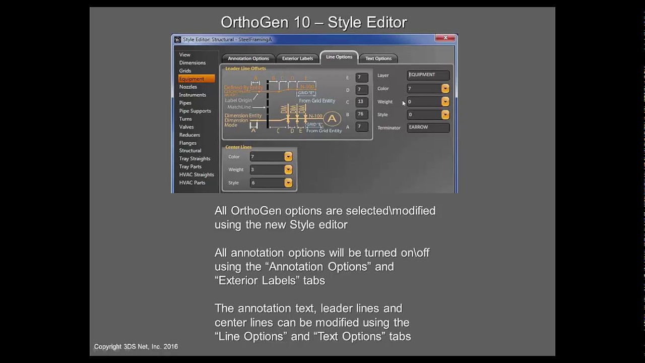 OrthoGen for CADWorx