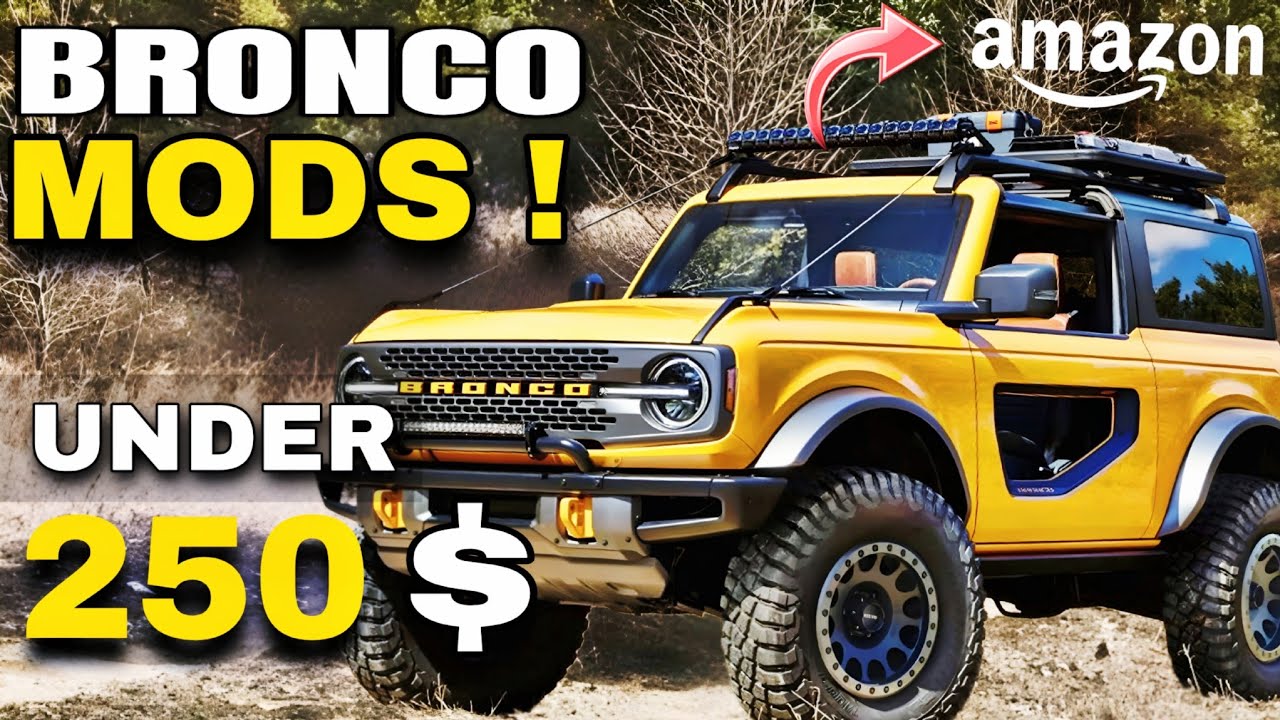17 лучших модификаций Ford Bronco, которые можно купить на Amazon 💯🔥#BroncoAccessories #usa #amaz...
