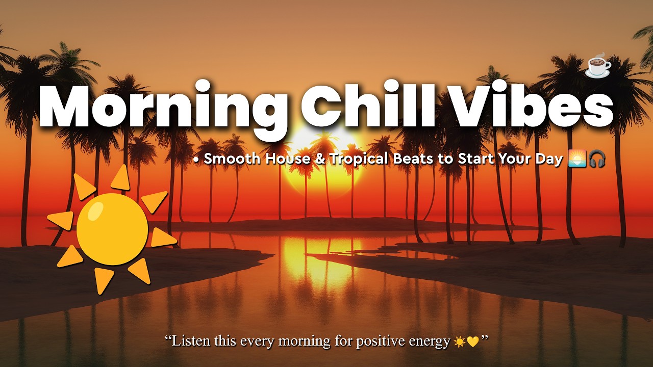 Morning Chill Vibes • Smooth House & Tropical Beats to Start Your Day 🌅🎧