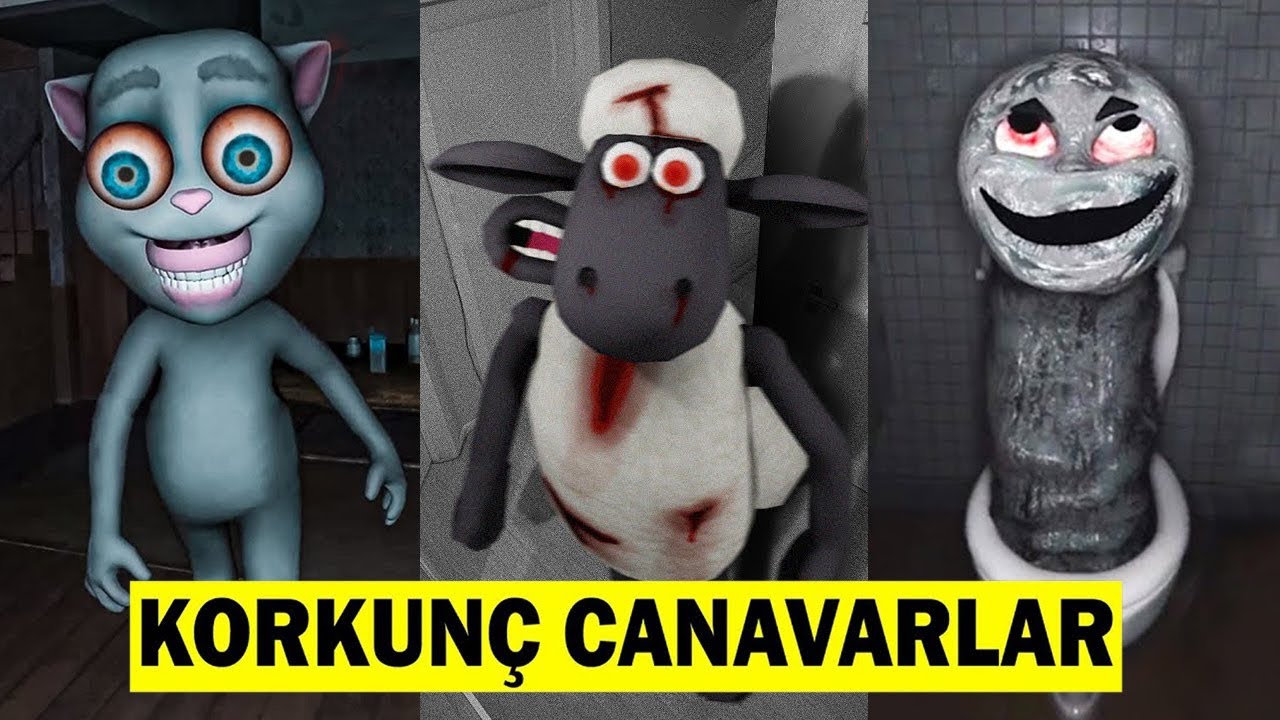 TİKTOK'daki EN KORKUNÇ CANAVARLAR 😱 En Korkunç Tik Tok Videoları (Talking Juan , Koyun Shaun.Exe)