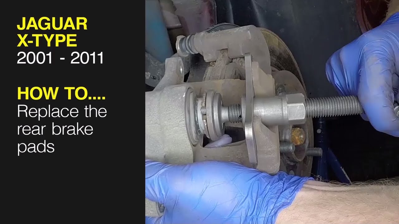 How to Replace the rear brake pads on the 5631 - Jaguar X-Type 2001 to 2011