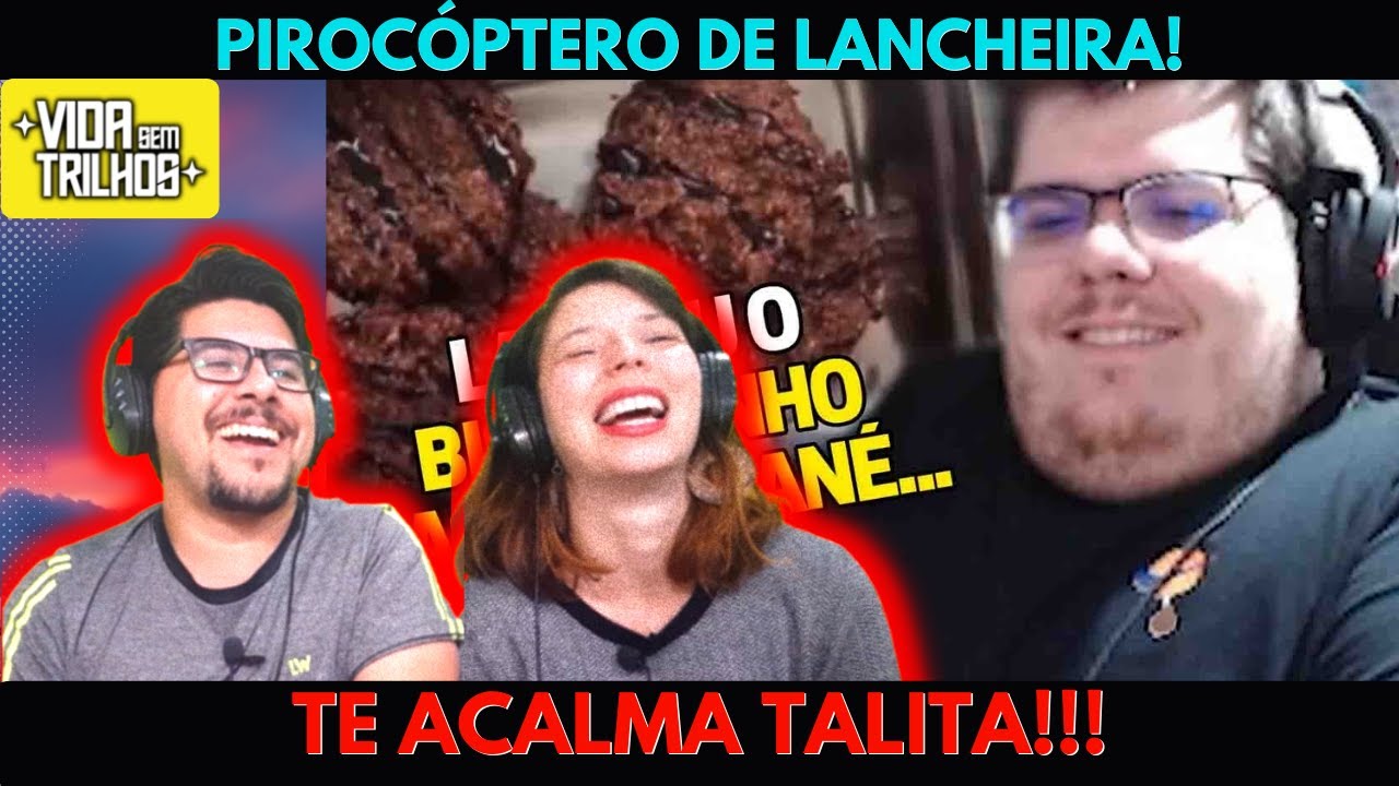 [TE ACALMA TALITA] React do Casimiro Reagindo a Lancheira da Nina - React Vida Sem Trilhos