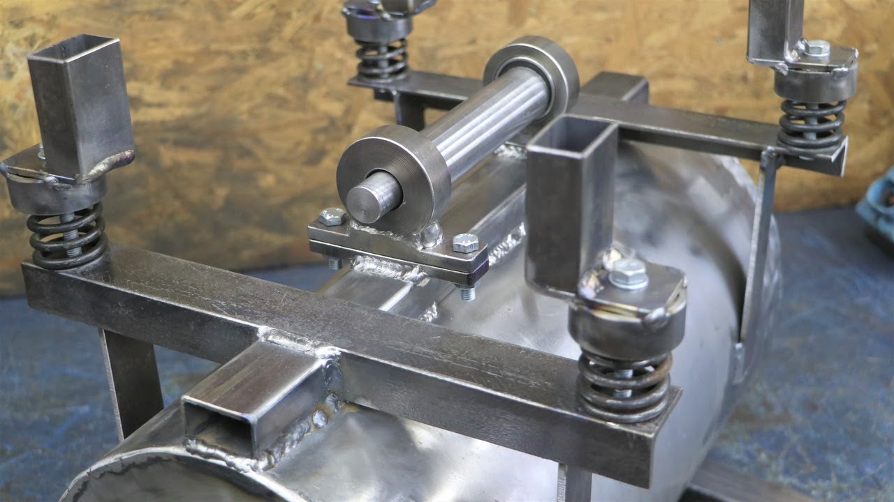 How to Make Vibrating machine for cleaning and polishing rusty parts!