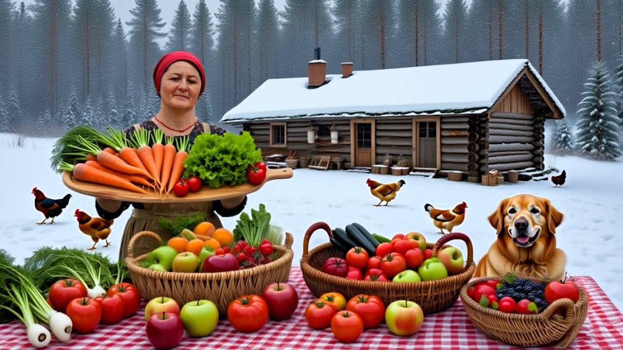 Grandma's Warmth in the Cold Mountains: Traditional Azerbaijani Baked Dish | Old Way Life