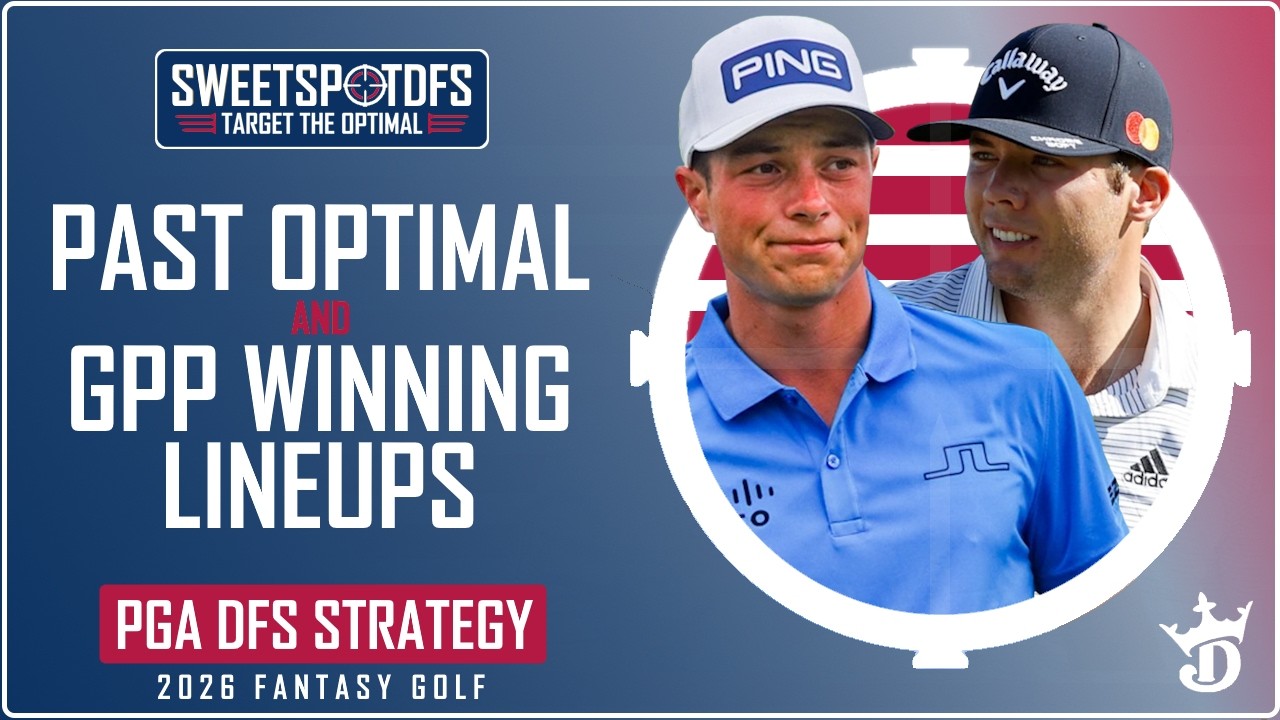 US Open | Past Optimal & GPP Winning Lineups | SweetSpotDFS