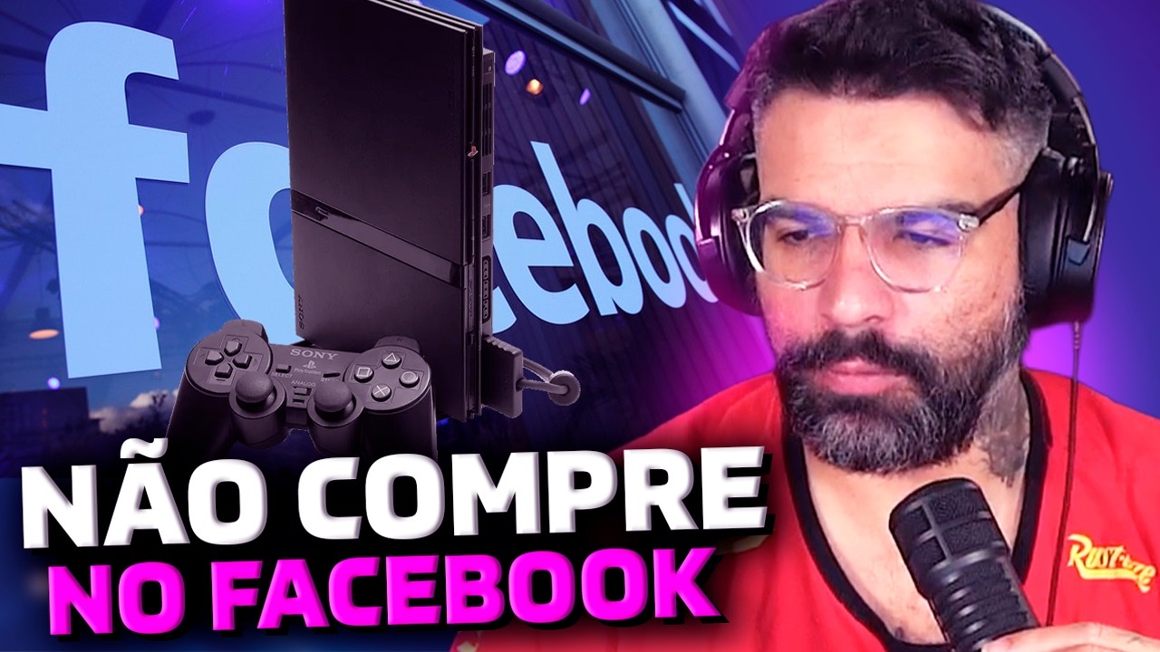 COMPROU PS2 NO FACEBOOK E TOMOU GOLPE..