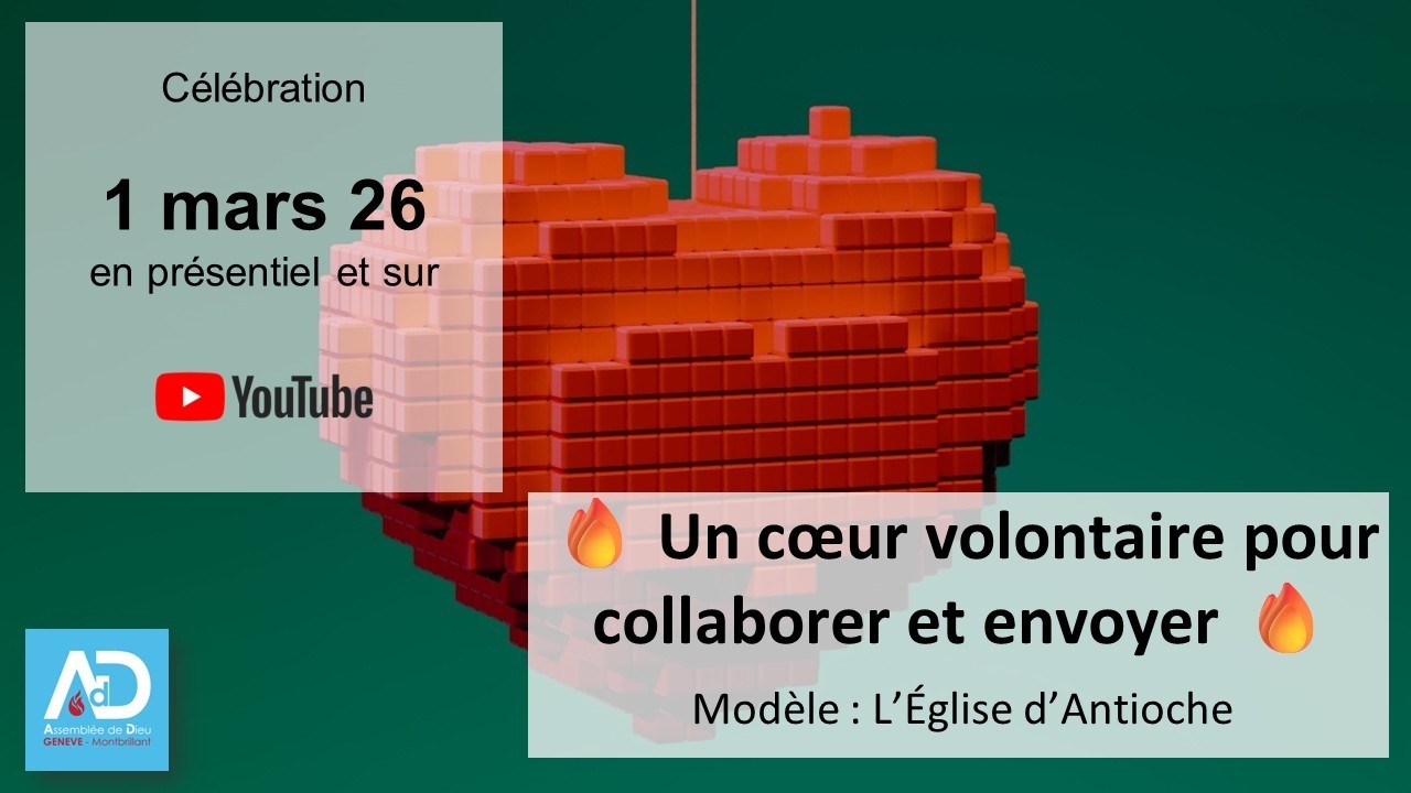 AdD Montbrillant - Célébration  en présentiel et sur Youtube