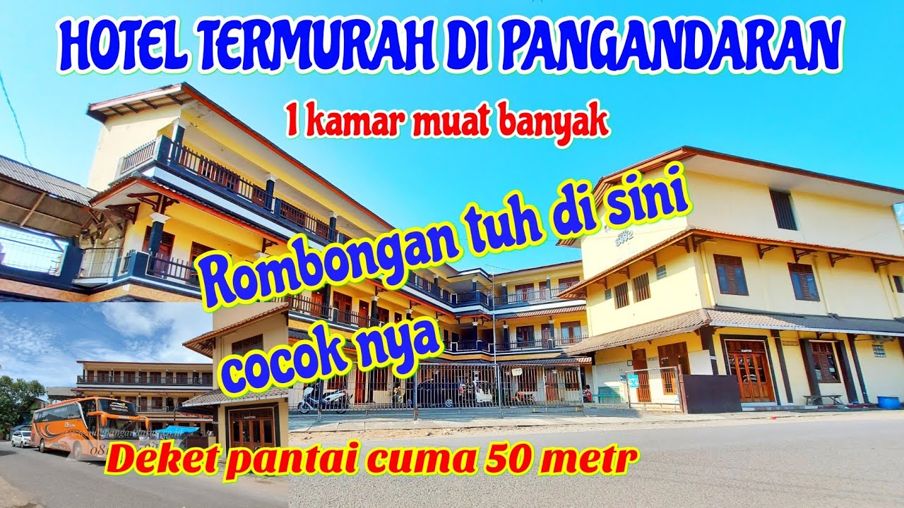 Hotel murah di pangandaran, paling Rekomend buat rombongan bus lowbudget suligar wangi #hotel #vila