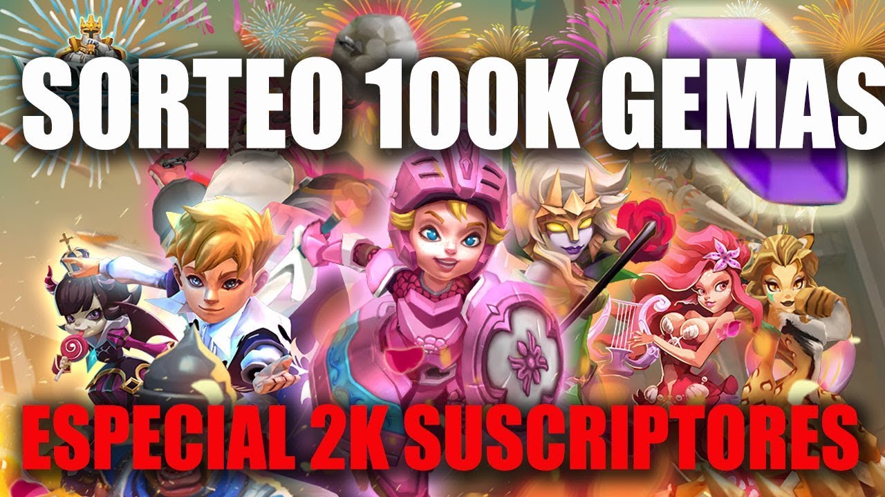 Sorteo 100K GEMAS! - Especial 2000 Suscriptores | Lords Mobile | Zou