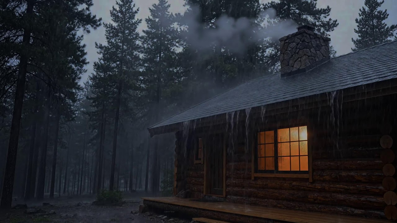 Rain and Thunder Sounds for Deep Sleep, Anxiety Relief, and a Calm Peaceful Night for Calm Slee