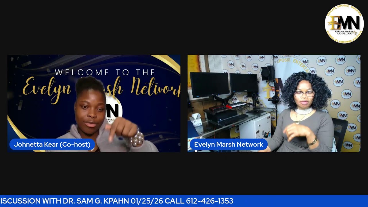 TOPIC: SOWING AND REAPING. LIVE DISCUSSION WITH DR. SAM G. KPAHN 01/25/26