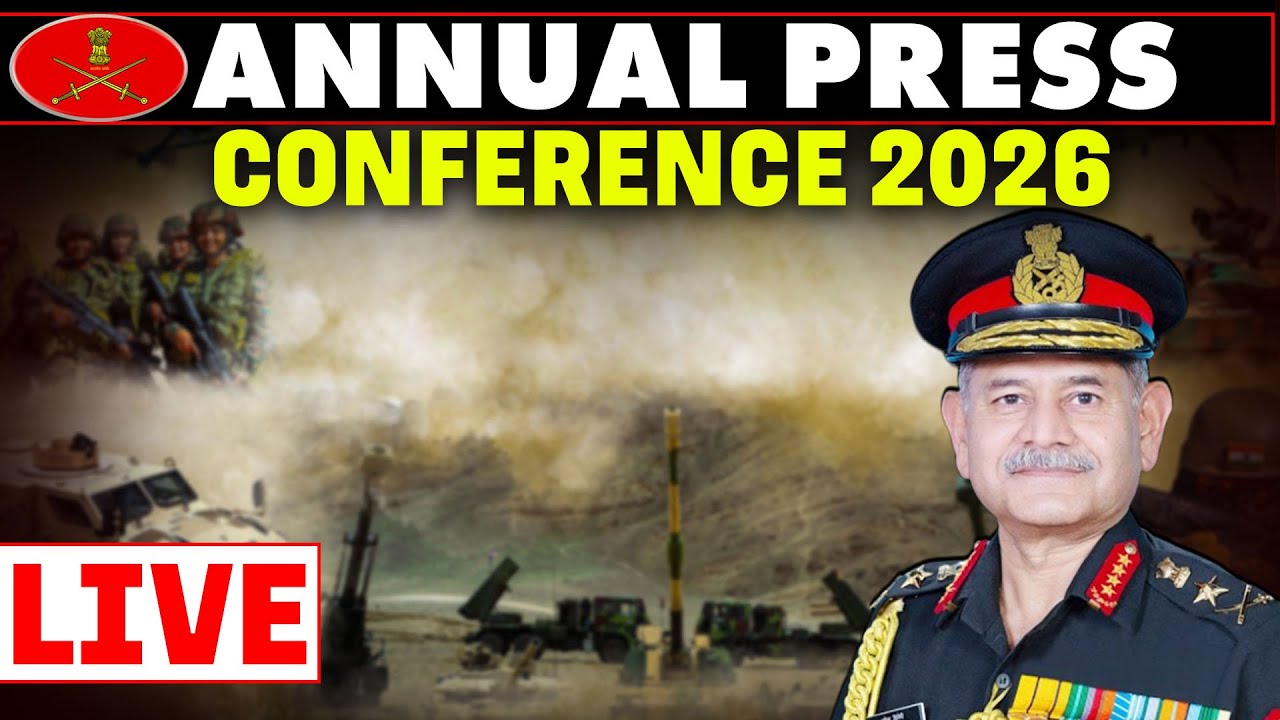 Indian Army Chief General Upendra Dwivedi holds annual press conference-2026 |Operation Sindoor