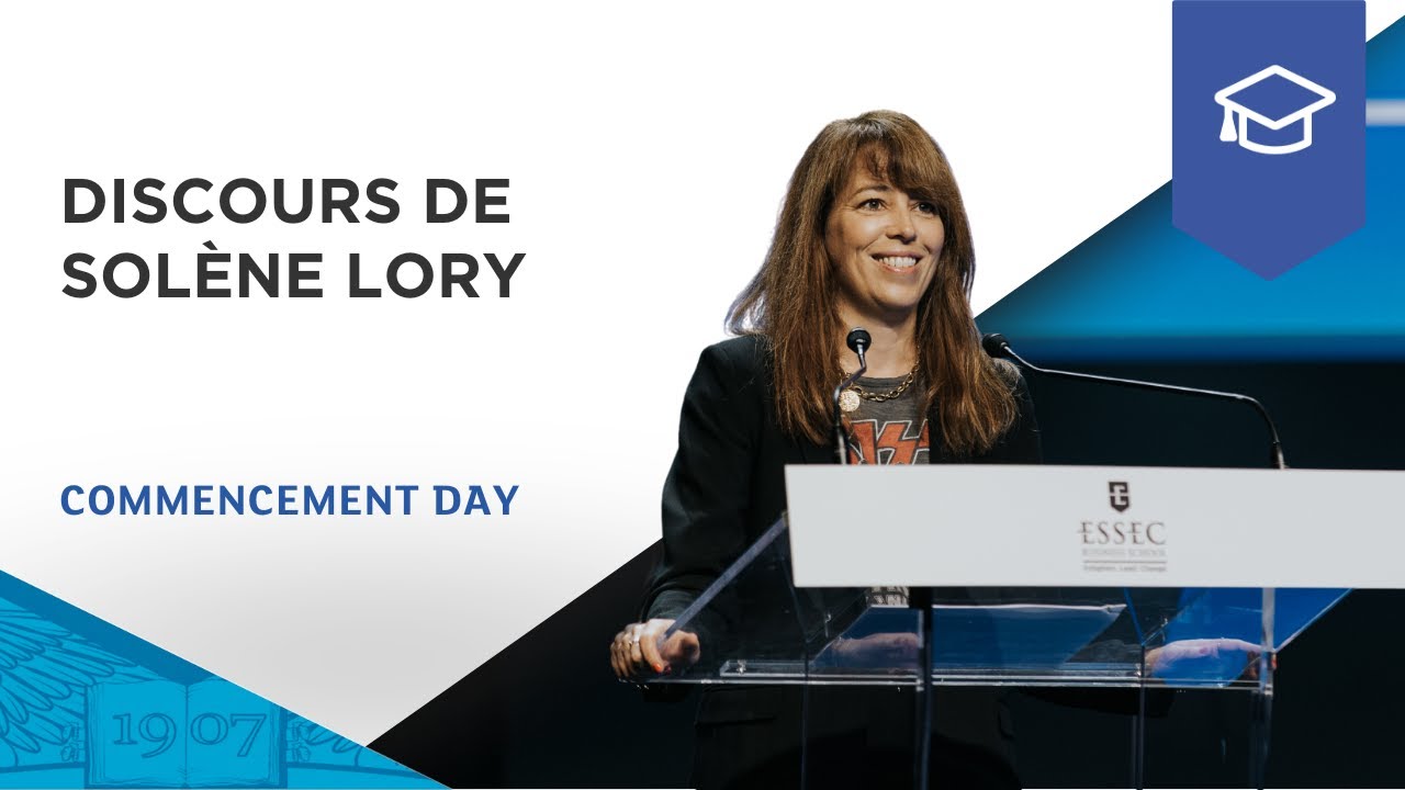 Discours de Solène LORY (BBA 02), Head of Music France chez YouTube | ESSEC Commencement Day 2024