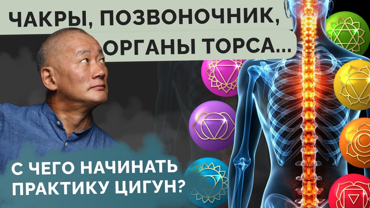 Чакры, позвоночник, органы торса. С чего начинать практику Цигун?