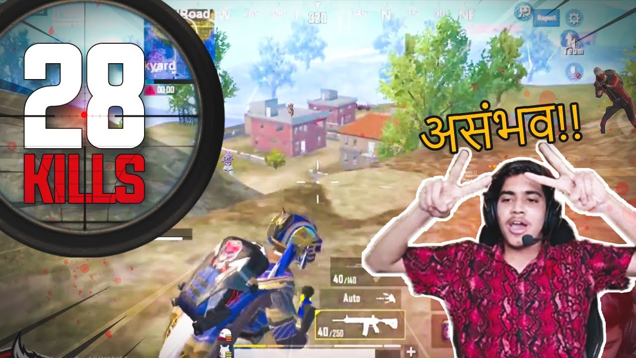 😤 28 Kills Amazing Chicken Dinner | Full Rush Solo Vs Squad | PUBG MOBILE LITE