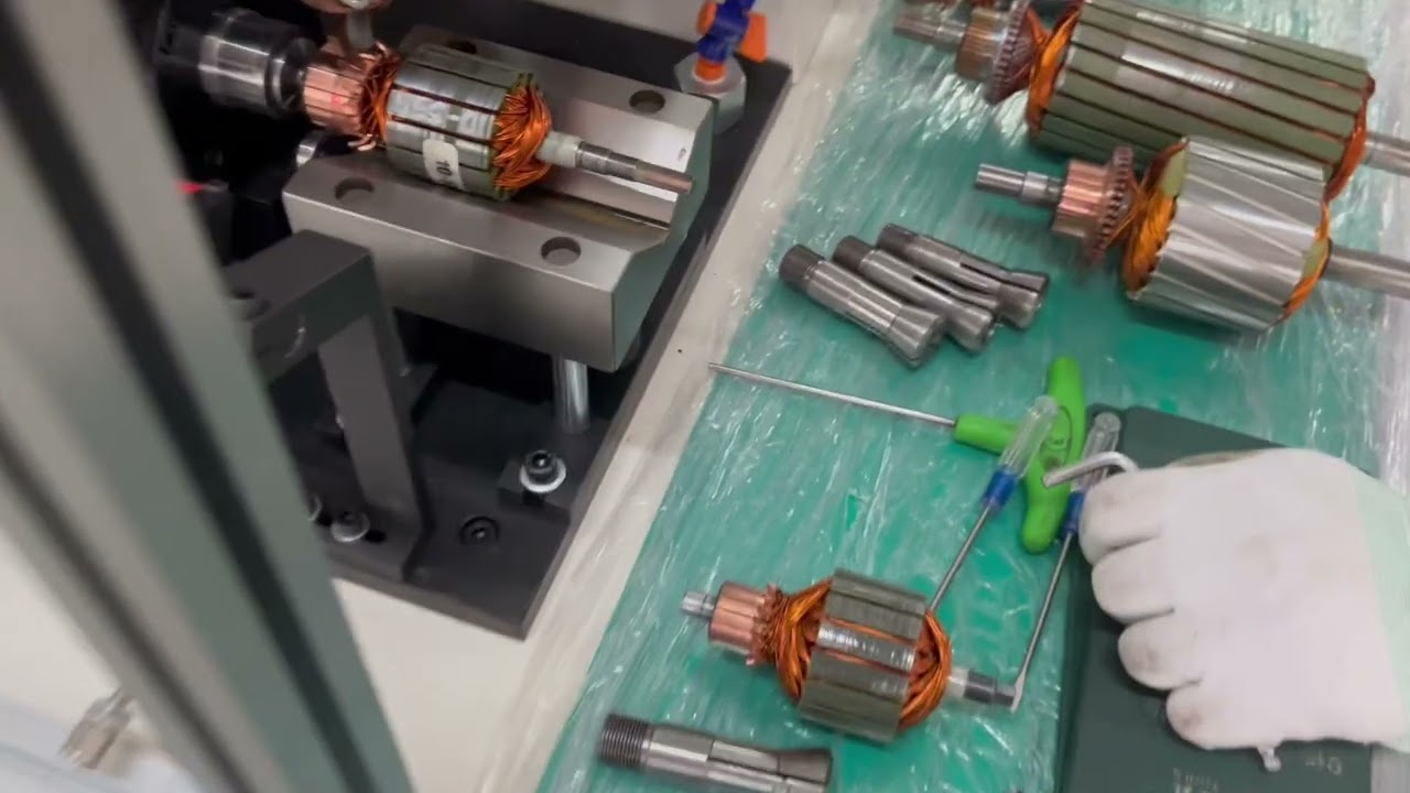 The operation instruction manul of Armature welding machine WIND DC CW003 process WIND AUTOMATION