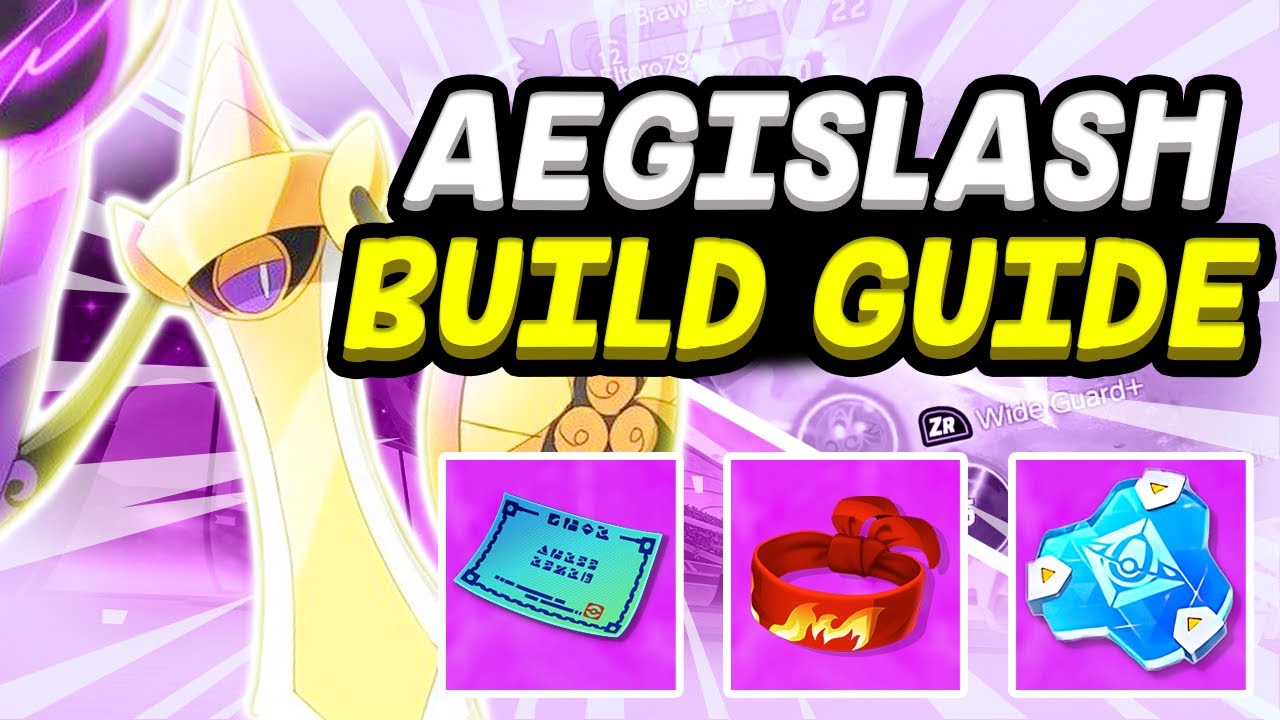 CLIMB TO MASTERS WITH THIS POKEMON! *Aegislash Build Guide* - Pokemon Unite!