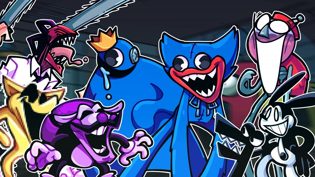 Playtime but Different Characters Sing It 🎶 (FNF Playtime Remix but Everyone Sings It)