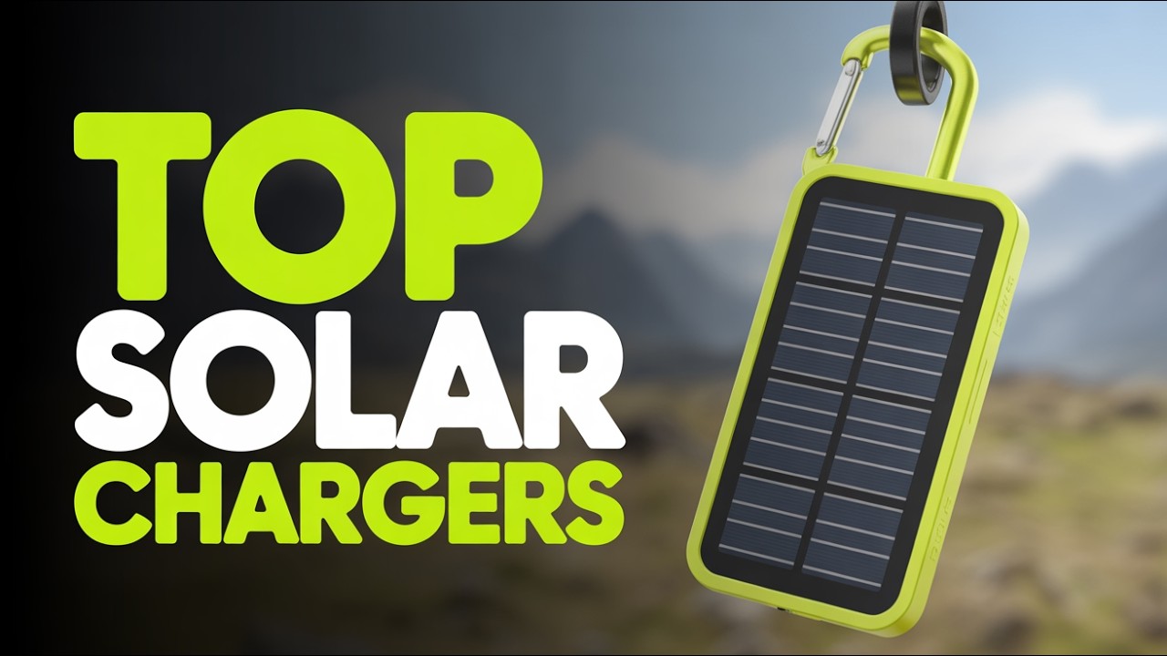 5 best solar charger with carabiner