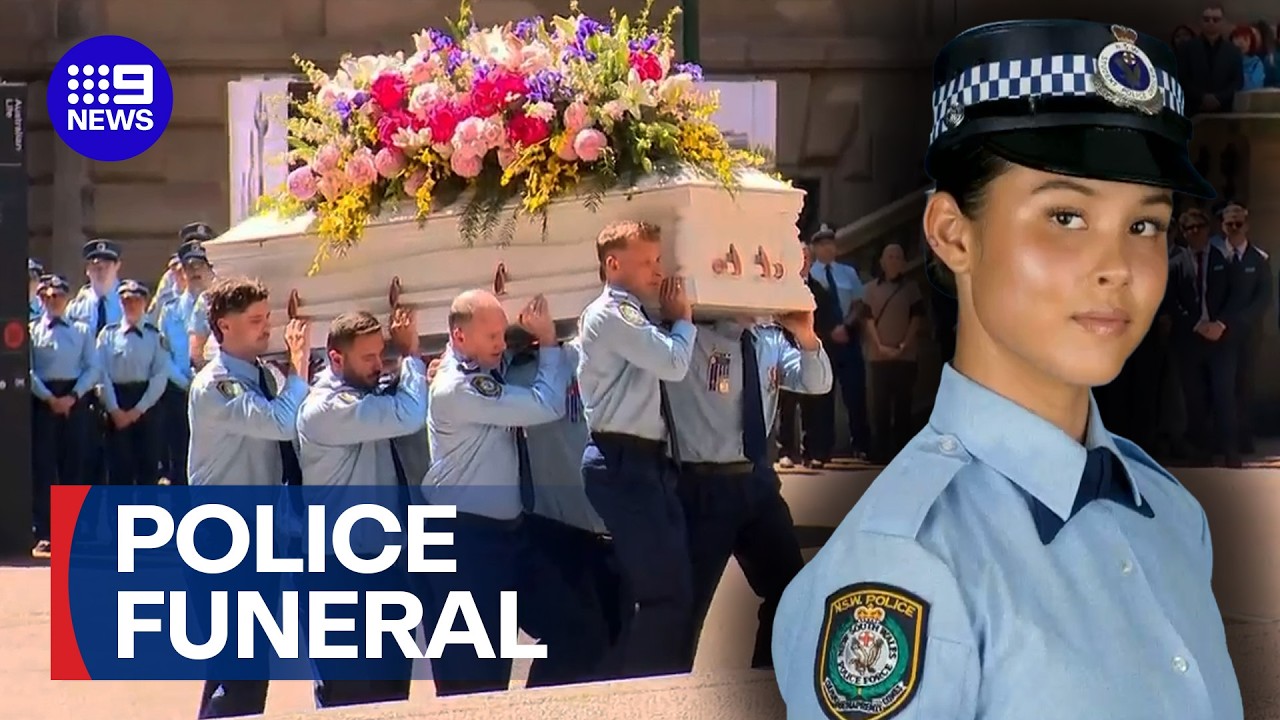 Police officer Mia Lay laid to rest at Sydney funeral | 9 News Australia