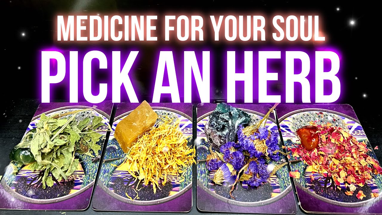 What your Soul needs right now 🧿 | Pick an Herb & Crystal ☽♀