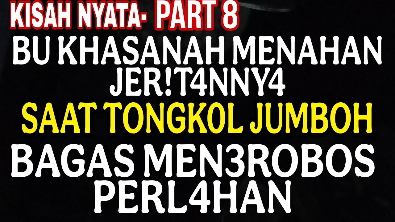 Khasanah Tak Menyangka Akan Mendapatkannya Dari Bagas Dan Nizar - Kisah Nyata