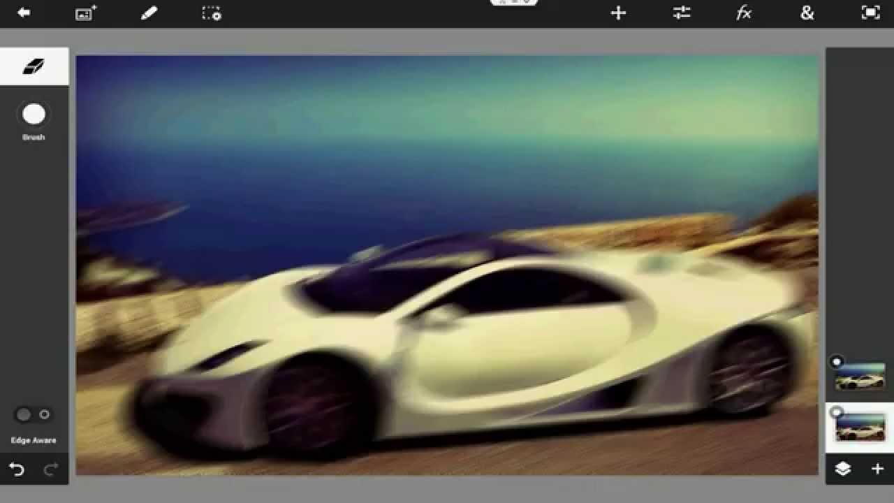 Adobe Photoshop Touch tutorial №8