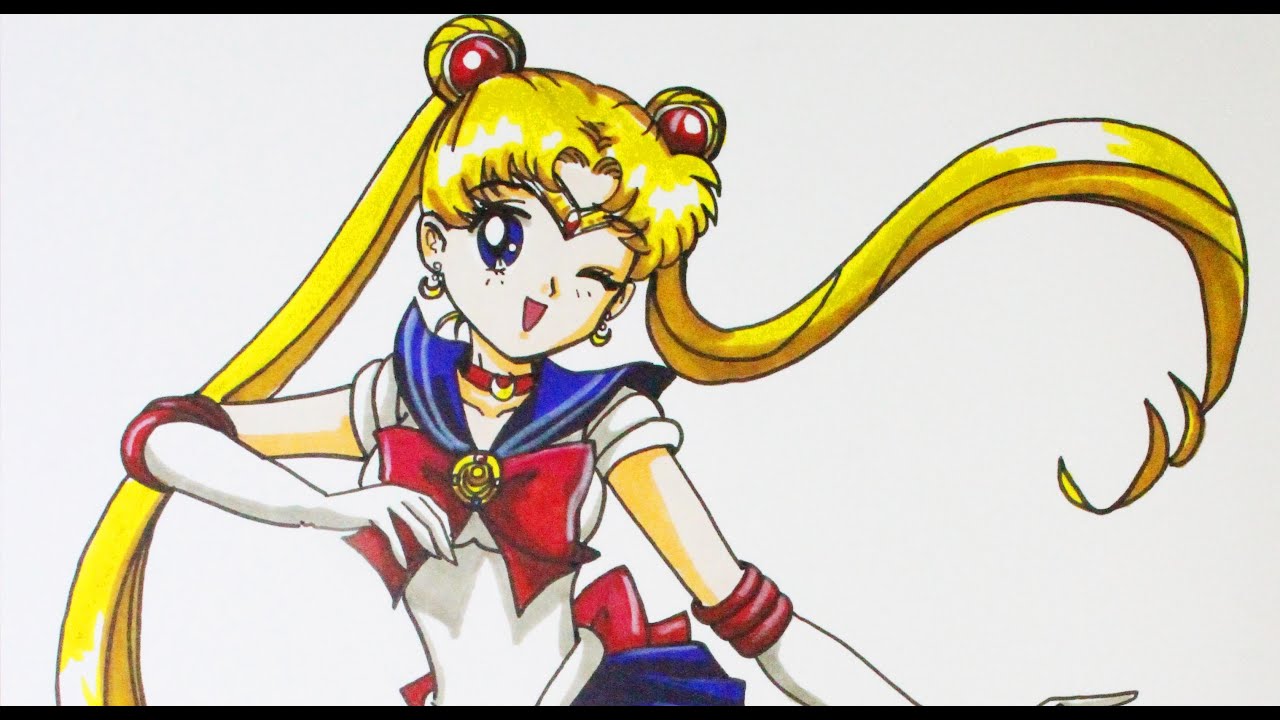 Sailor Moon Episode 115 Cómo Dibujar Sailor Moon Usagi Tsukino How To /Speed Draw
