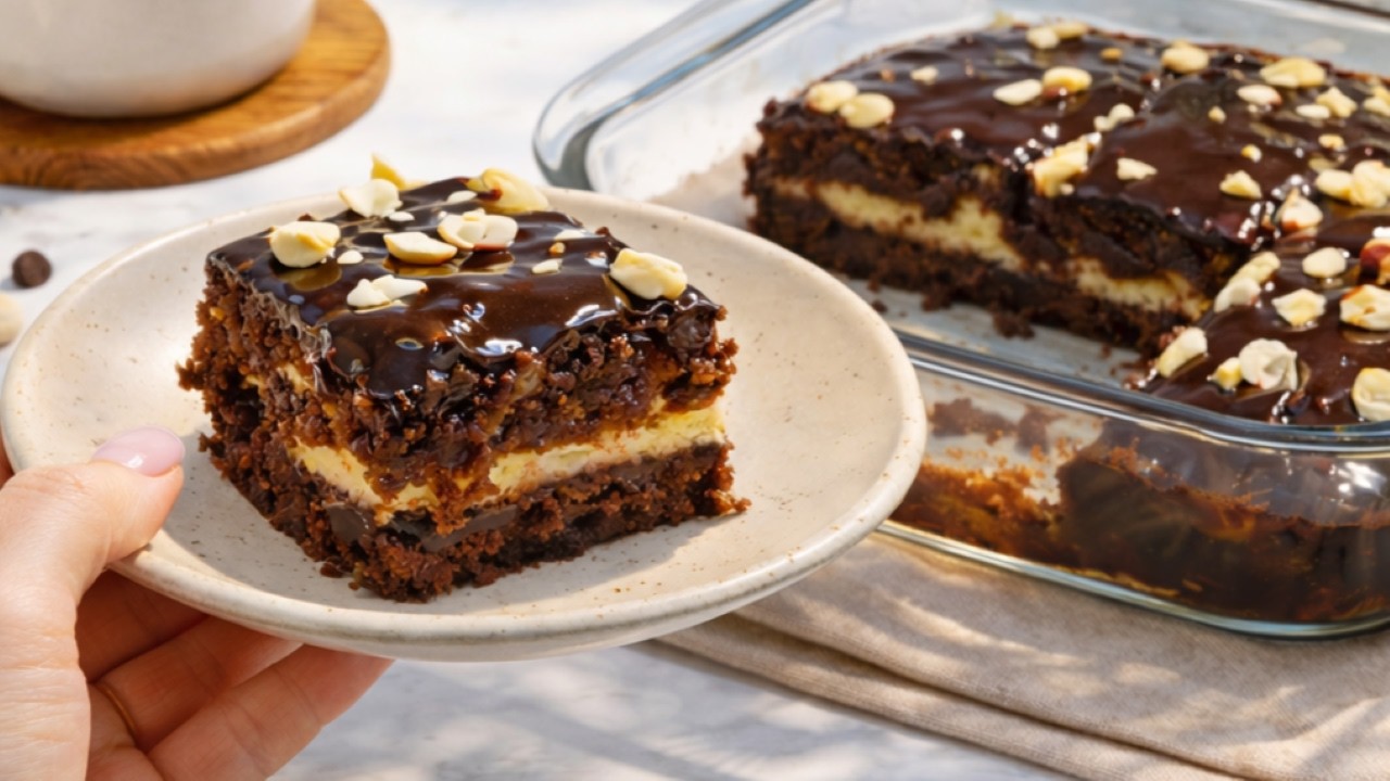 Gesunder Haferflocken-Bananen-Auflauf🍌 – Ohne Mehl, Ohne Zucker! Natürlich Süß! 🍫