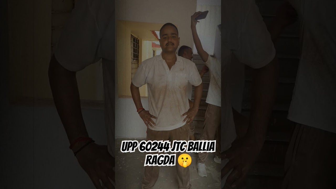 Upp 60244 Jtc Ballia 🚨🚓|Ragda 🤫#jtc #khakhivardi #uppolice #daroga #upp #training #Ragda