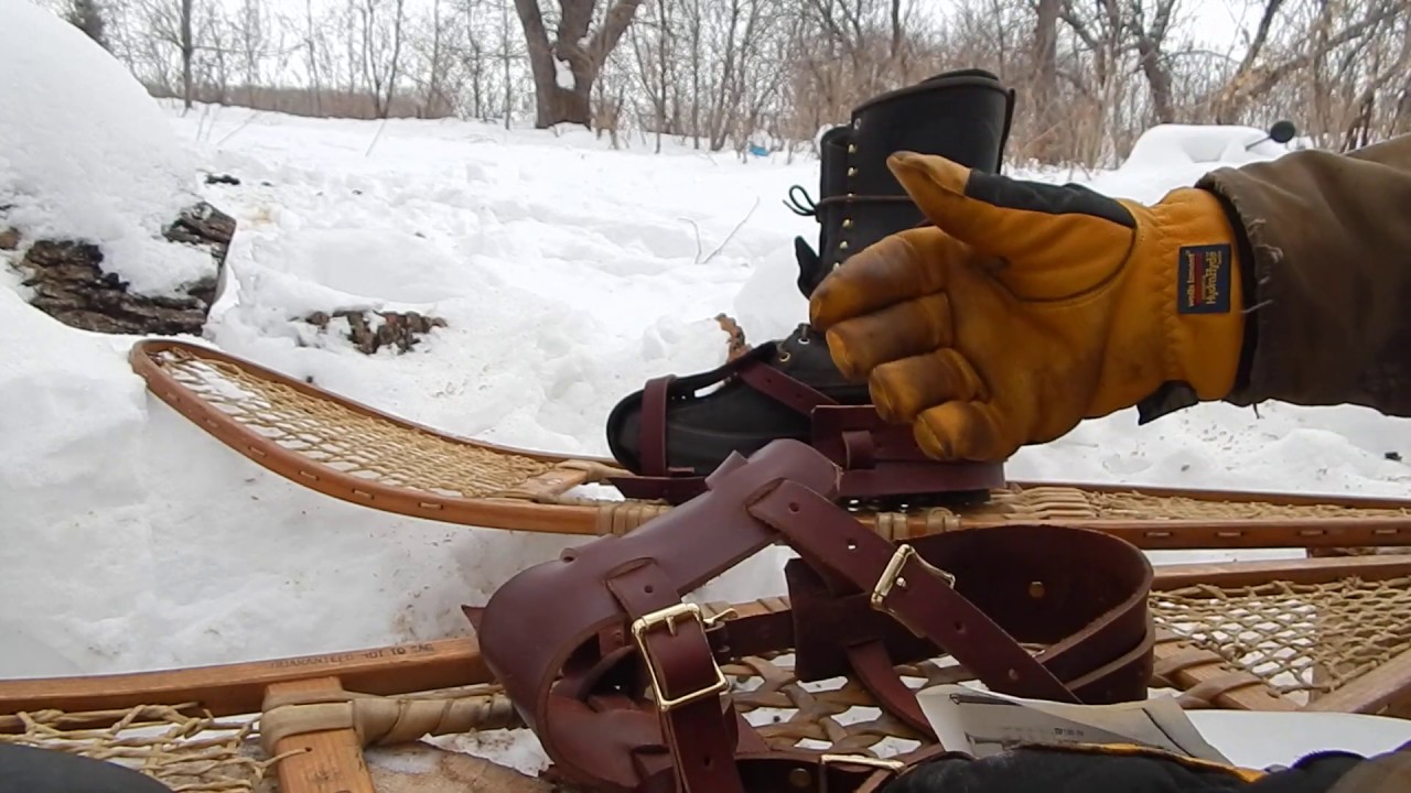 Howe snowshoe bindings