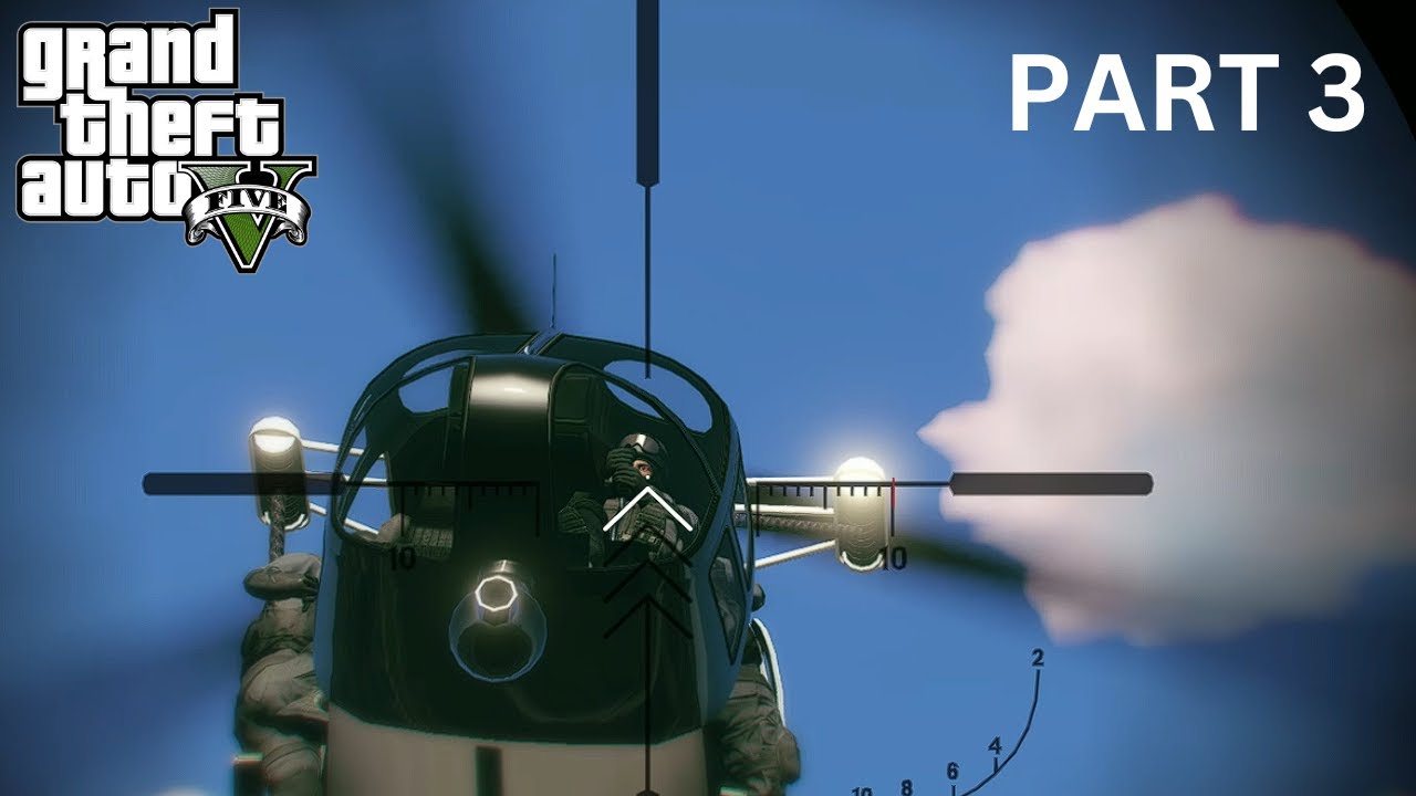 GTA 5 Shooting Sniper Police Helicopter | Gameplay 2023 Pt 3