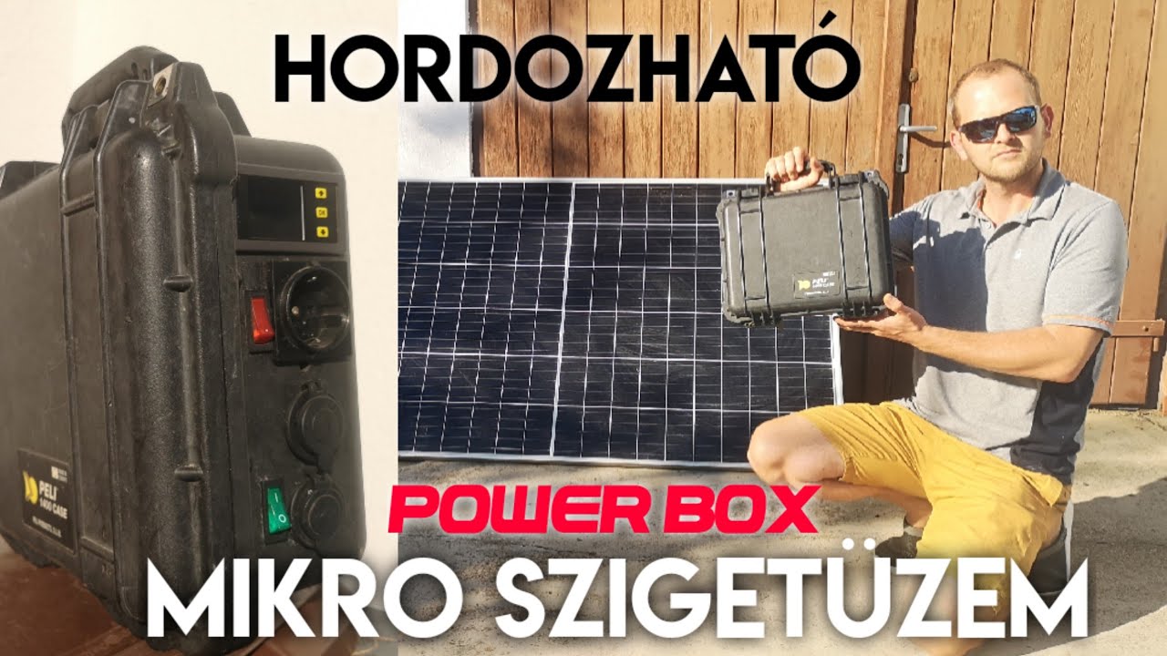 Balkonszolár helyett valami legálisat? - POWERBOX Hordozható szigetüzemű mini napelemes rendszer