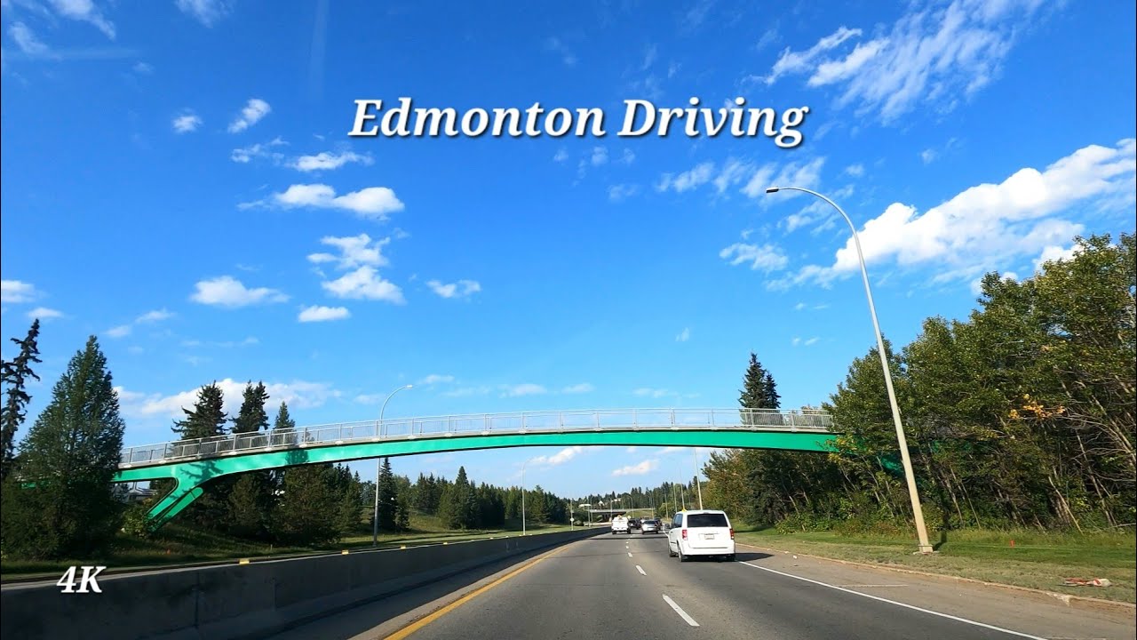Driving - Beautiful Sunny Day, Edmonton, Alberta, Canada - Sep 2023