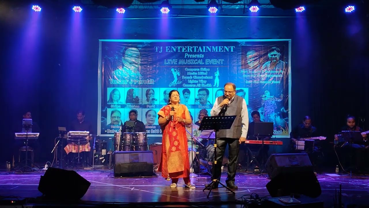Mujhe Neend Na Aaye by Shobhana & Nayan | Live at TJ Entertainment-Live Musical Evening-19 Feb 2026