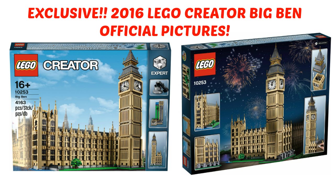 EXCLUSIVE! NEW 2016 LEGO BIG BEN CREATOR PICTURES - 2016!
