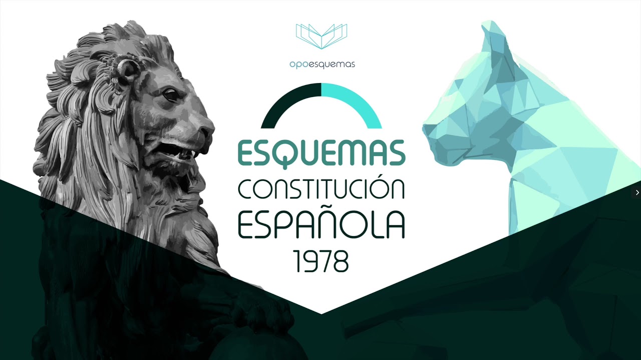 🇪🇸 ESQUEMAS Constituci&oacute;n Espa&ntilde;ola EXPLICADA PARA OPOSICIONES 🇪🇸👈
