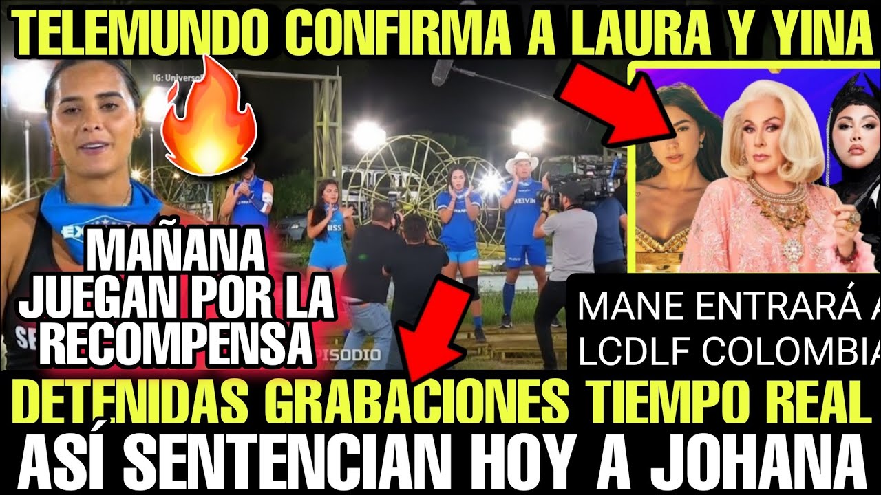 JUEVES GANA RECOMPENSA | CONFIRMA LAURA Y YINA | GRABACION DETENIDA Avance 55 EXATLON ESTADOS UNIDOS
