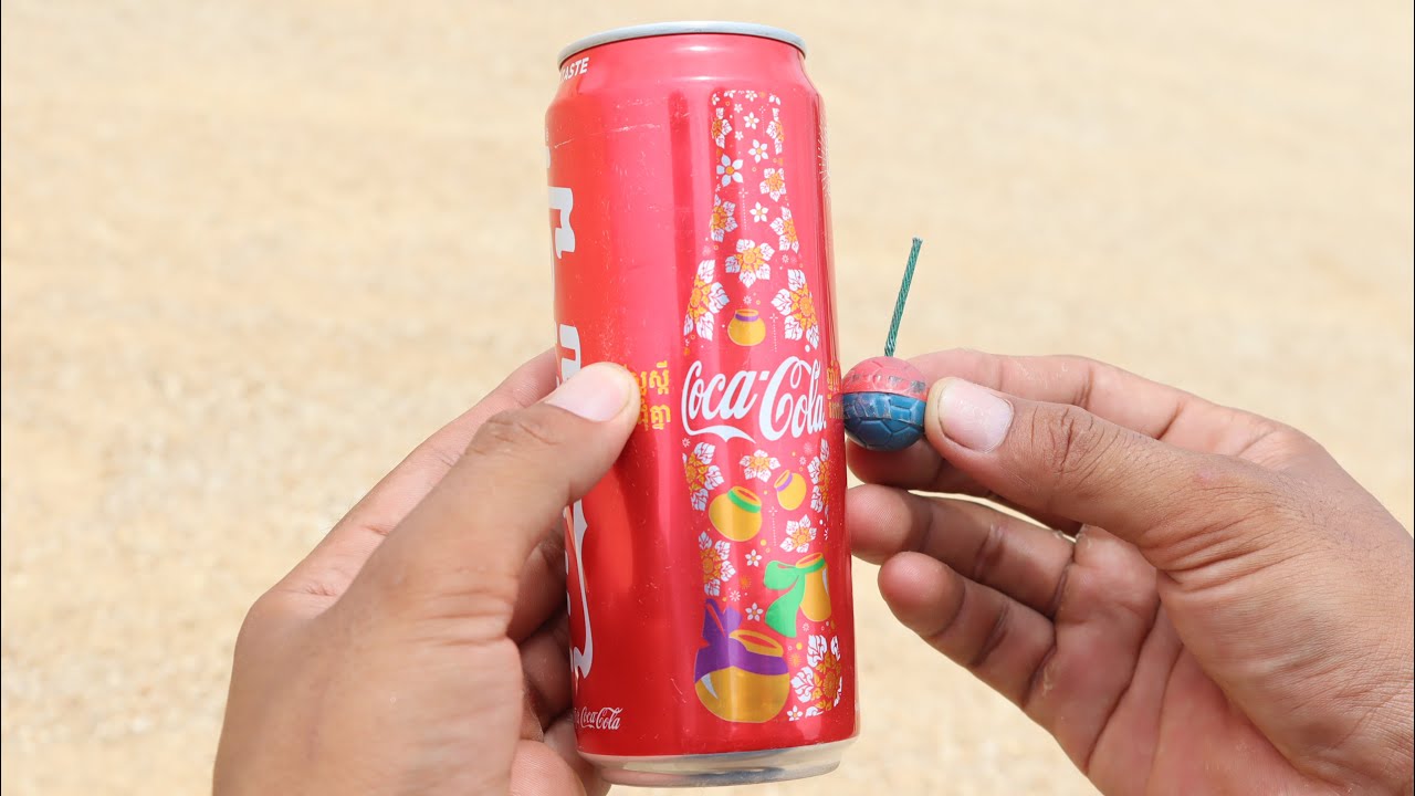 EXPERIMENT: FIRECRACKER VS COCA-COLA