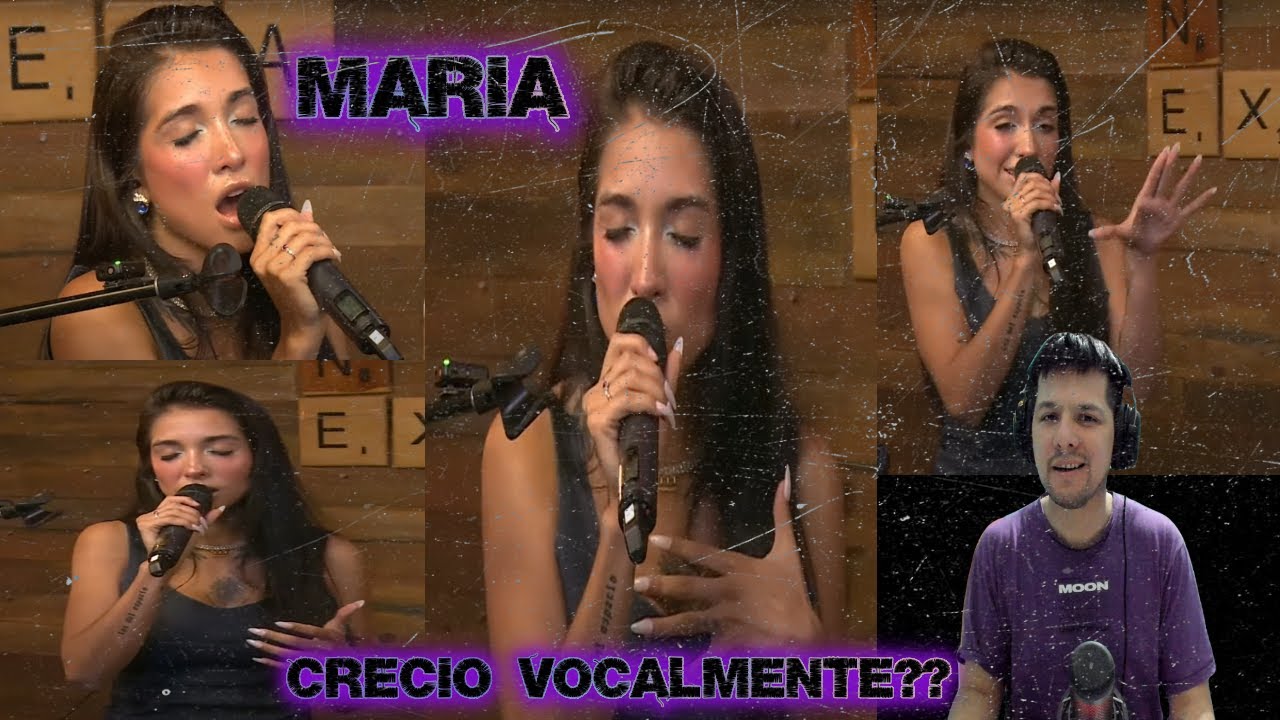 Reaccion Maria Becerra Corazón Vacío  Acustico en vivo en Exa