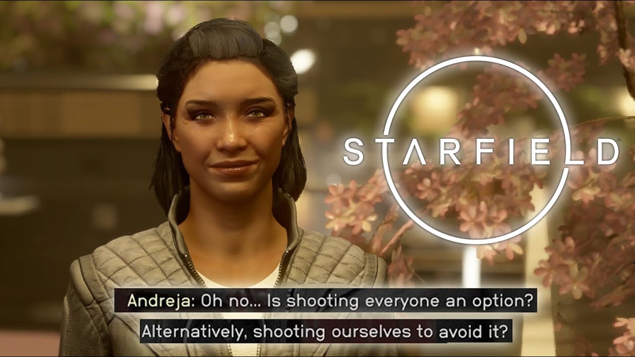 Andreja being the best companion in Starfield for 3 minutes